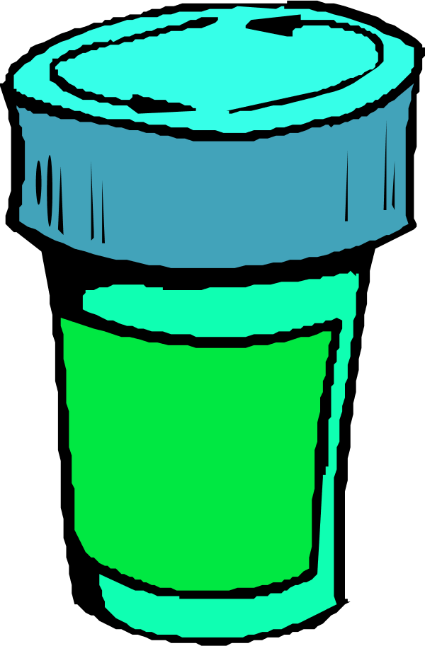 Clip Art Prescription Drugs Clipart - Pill Bottle Clip Art (600x913)