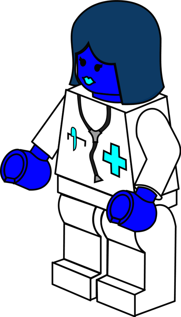 Doctor Female Lego - Lego Clipart (600x1050)