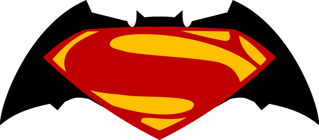 Batman Clipart Batman Vs Superman - Batman V Superman Logo Drawing (1024x451)