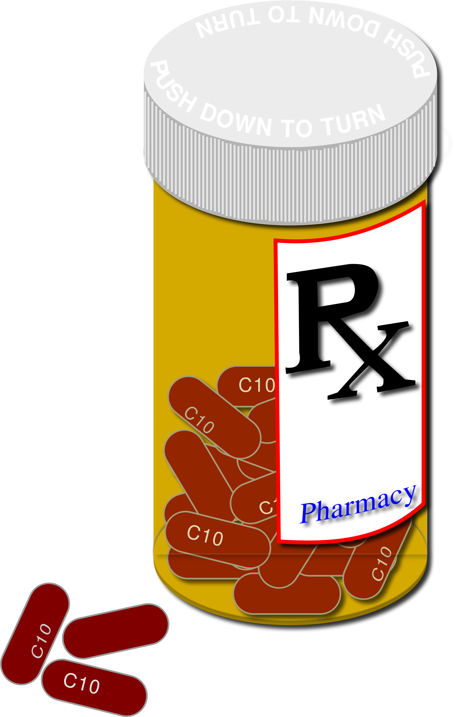 Medication Clipart - Clipart - Medication Bottle Clip Art (1520x2400)
