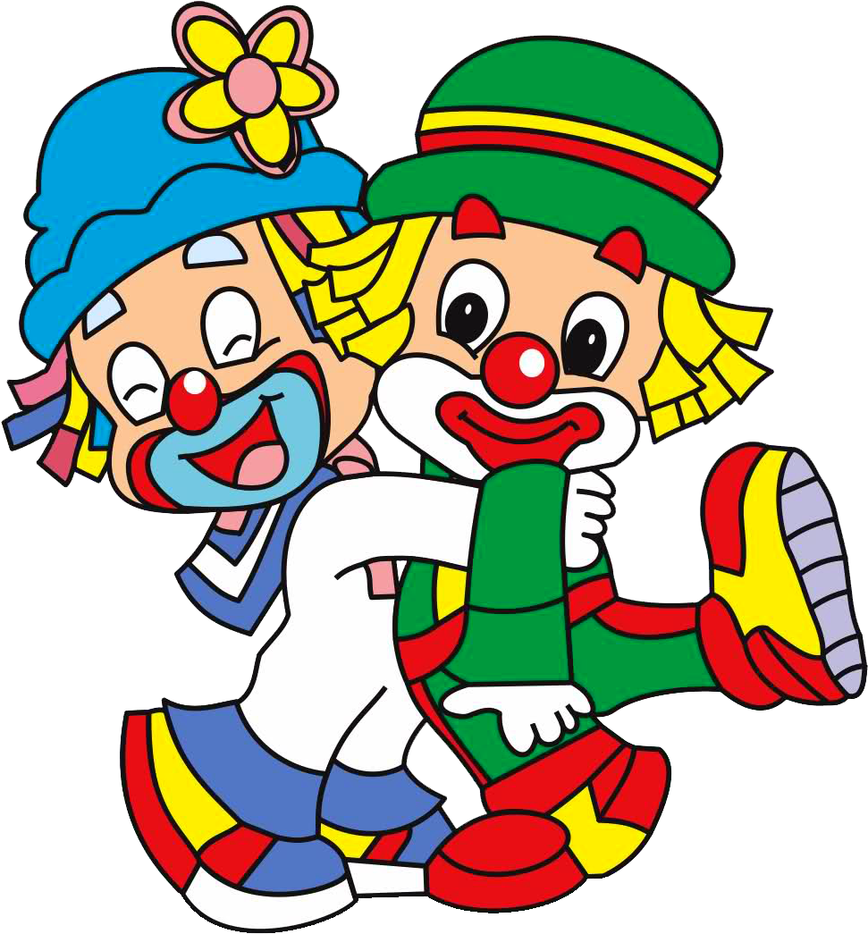 Funny Baby Clown Images Are Free To Copy For Your Personal - Patati Patata Desenho Png (970x1071)