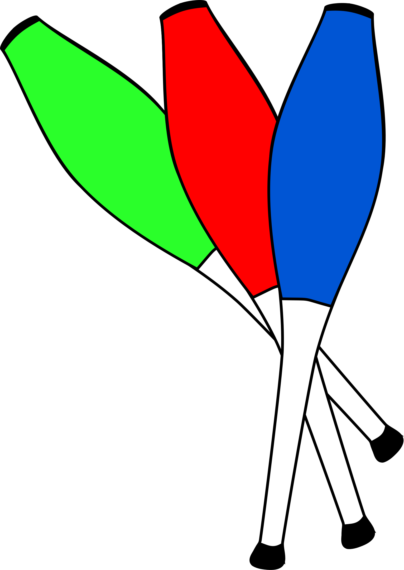 Clipart - Clubs Juggling - Juggling Clipart (1700x2400)