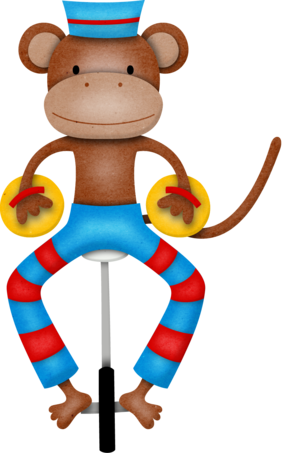 Circus Classroomcircus Partymonkeysfree - Circus Monkey Clip Art (286x453)