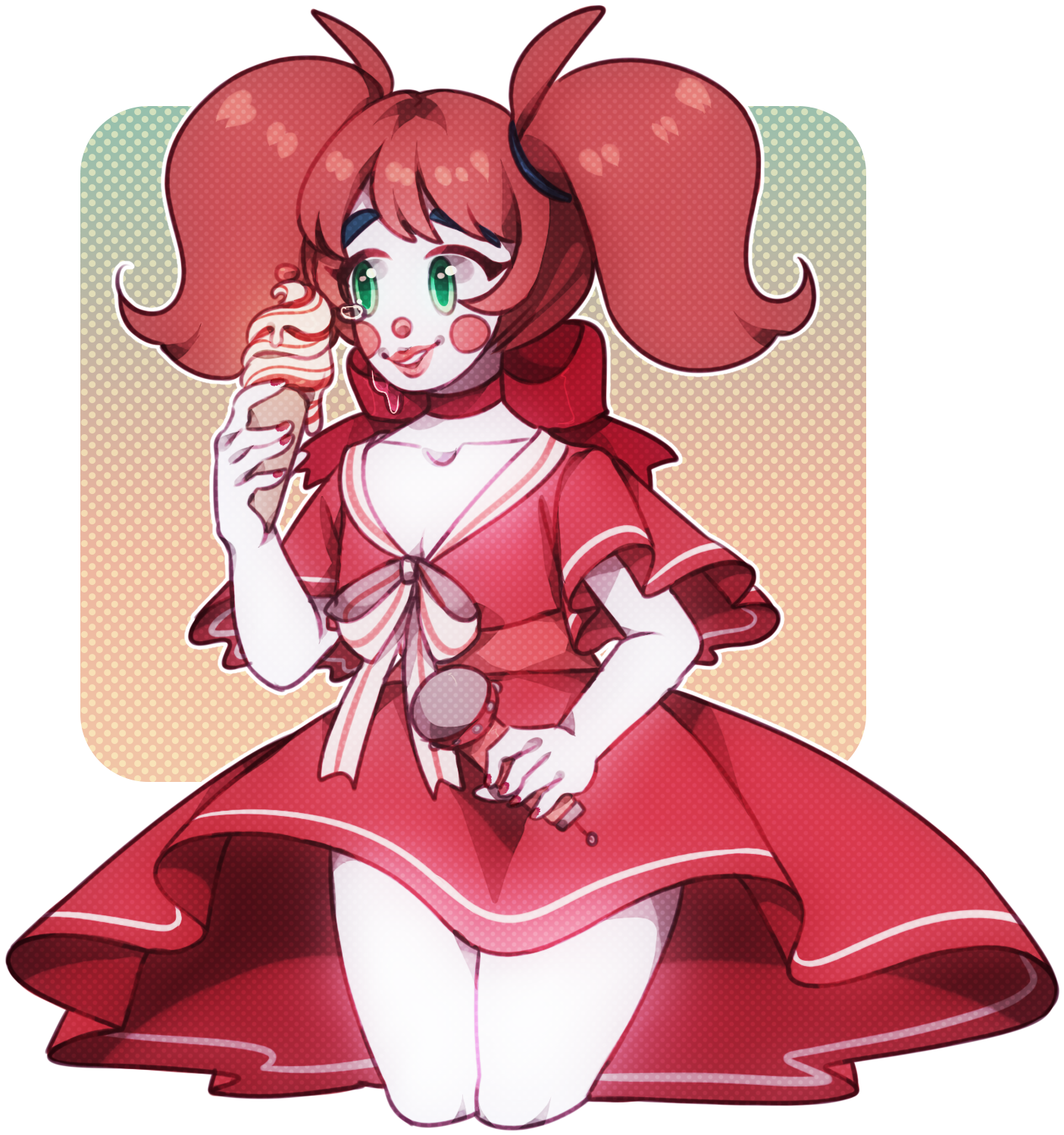 Circus Baby By Gigifeh Circus Baby By Gigifeh - Circus Baby Fnaf Human (1583x1549)