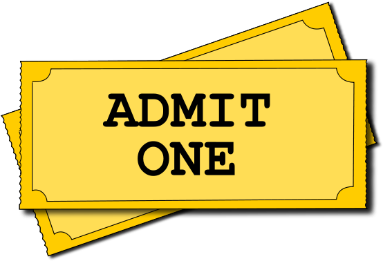 Movie Clipart Movie Ticket - Movie Ticket Clip Art (800x800)