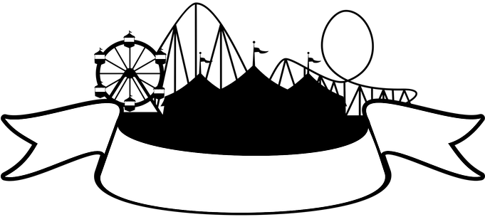 Amusement Banner Carnival Circus Fair Ribb - Fair Silhouette (680x340)