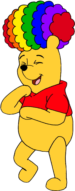 Winnie The Pooh Circus Afro By Renthegodofhumor - Winnie The Pooh Circus (484x687)