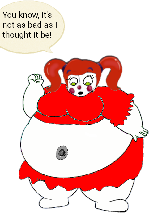 Fat Circus Baby By Godzilla511 - Circus Baby Belly Vore (502x705)
