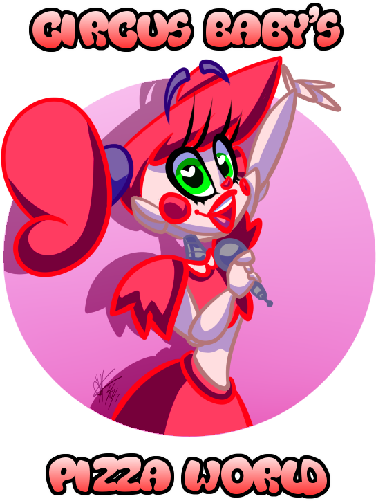Circus Baby's Pizza World By Cloudeedream - Circus Baby's Pizza World Logo (1024x768)