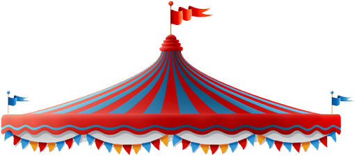 Circus Clipart Transparent - Carnival Transparent (514x244)