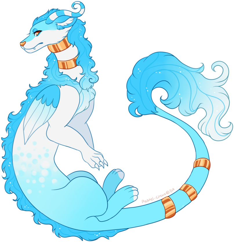 Sky Dragon By Pastel-circus - Illustration (886x901)