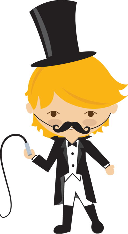 Say Hello - Personajes De Circo Png (492x900)