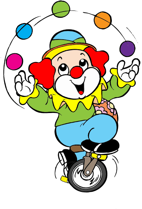 Passatempo Da Ana - Desenhos De Palhaços De Circo Png (564x729)