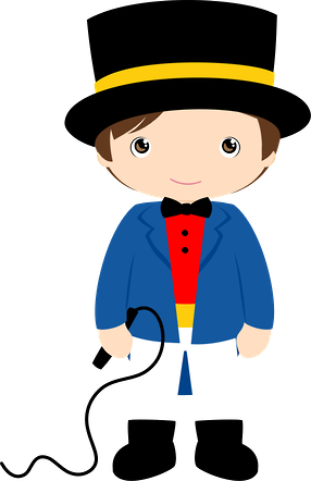 Grafos-circus1 - 1 - Minus - Clip Art - Pinterest - - Palhaço Circo Png (286x442)