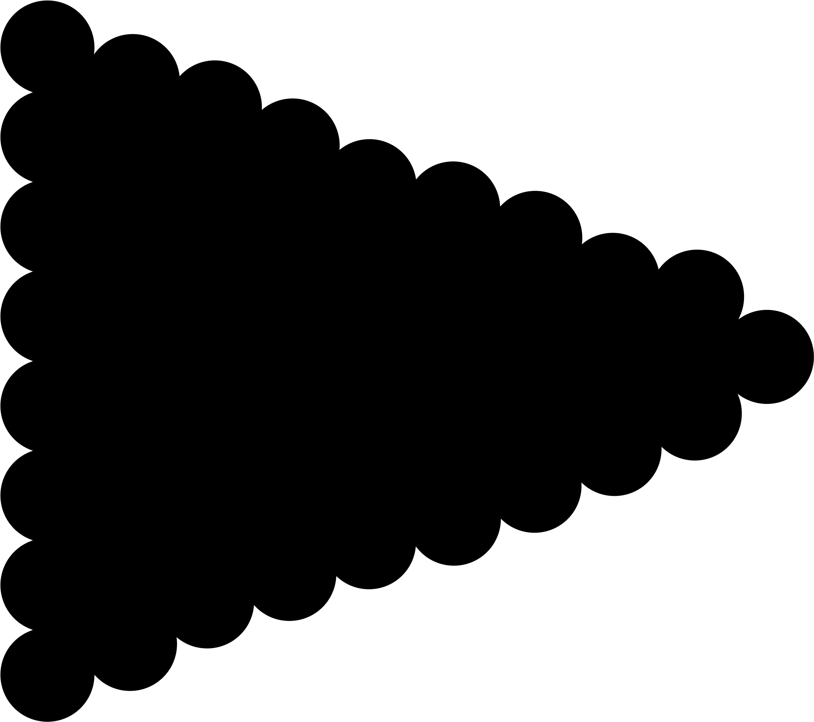 Triangle Clipart Weekend Banner - Scalloped Triangle (3300x2550)