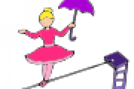 Circus Clipart Tightrope Walker - Circus (450x300)