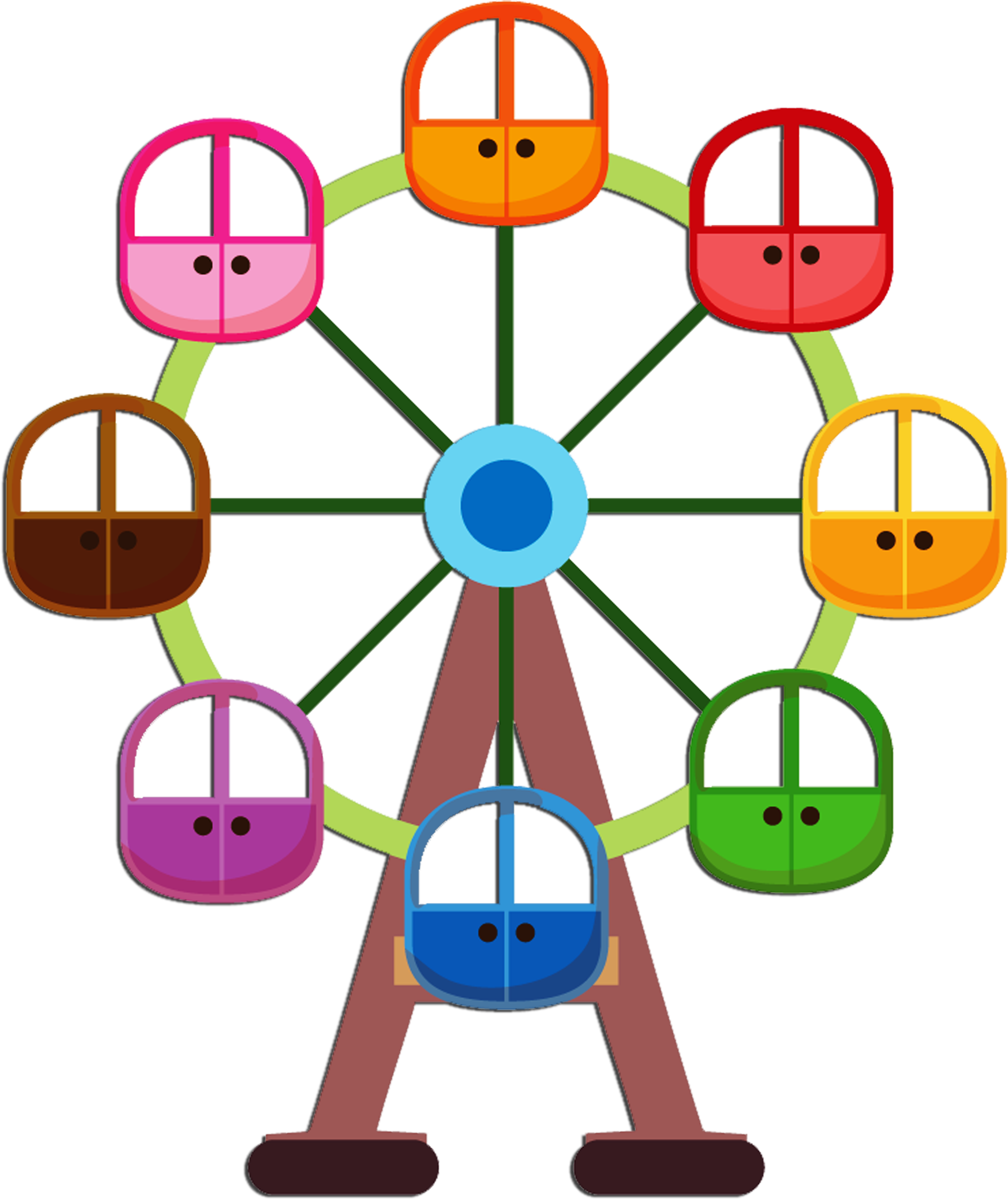 Clip Art - Parques De Diversiones Png (2081x2475)