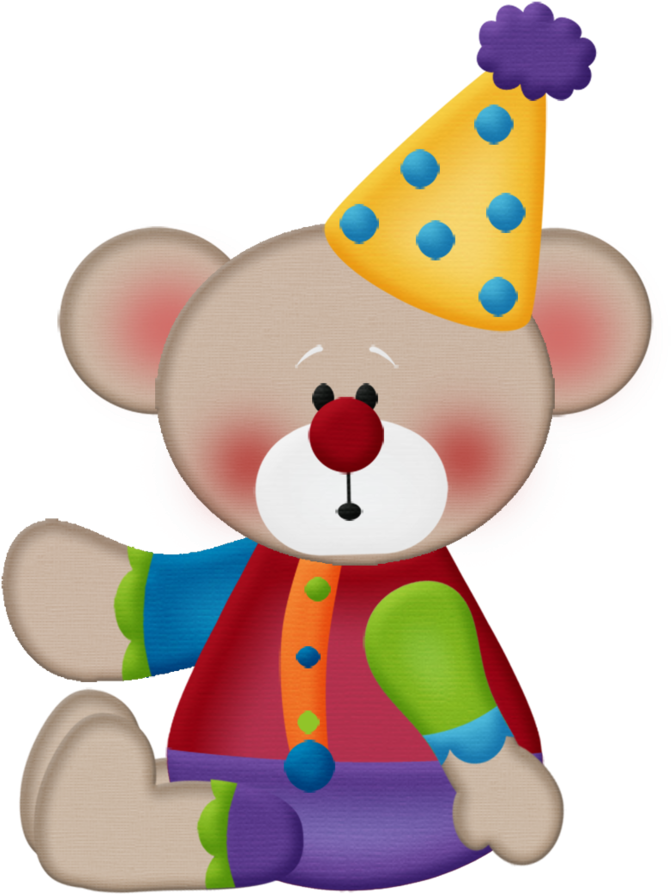 Birthday Clown, Clip Art, Maria Jose, Album, Clowns, - Cartoon (675x900)
