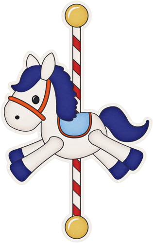 Scrap En La Feria - Caballo De Circo Png (315x500)