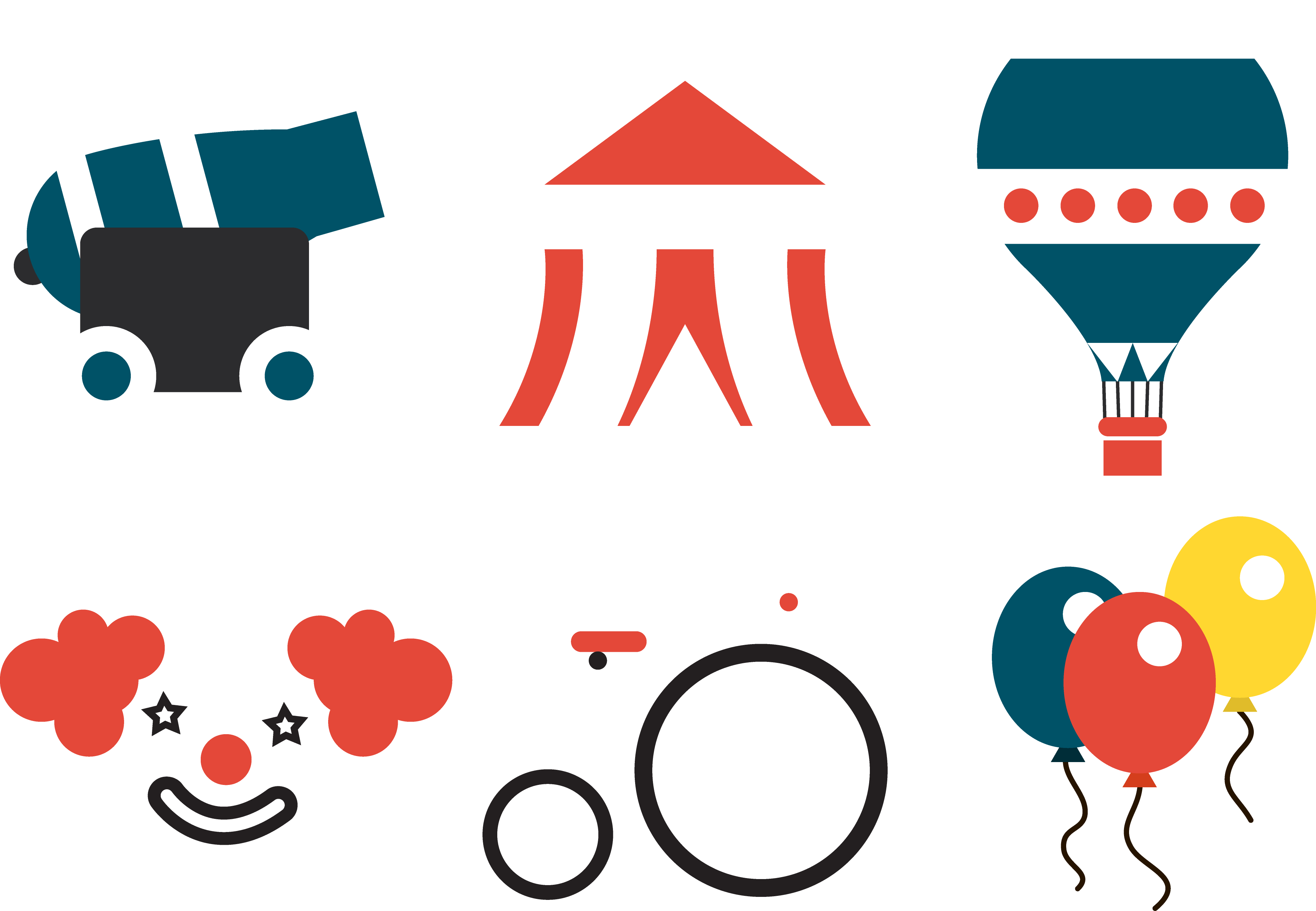 Clown Circus Clip Art - Clown Circus Clip Art (3914x2710)