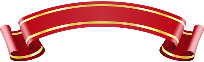 Banner Gold Label Red Ribbon Title Banner - Red And Gold Banner (680x340)
