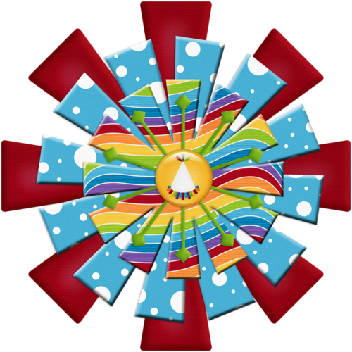 Circus Birthday, Digital Scrapbooking, Embellishments, - Circus Birthday, Digital Scrapbooking, Embellishments, (500x500)