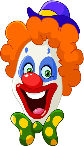 There Is Not Party Without A Clown - Clown Clipart (289x500)