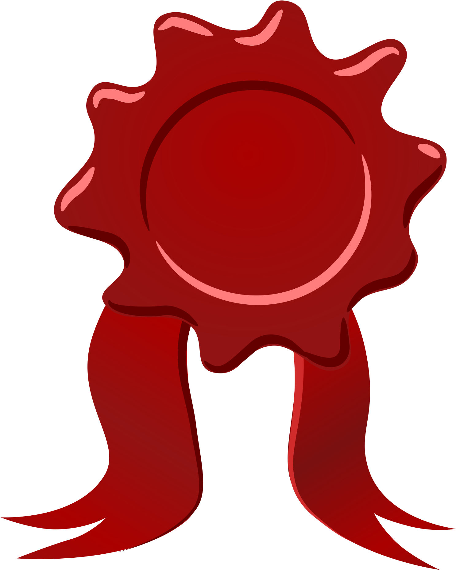 Red Seal Clipart - Red Seal (1691x2400)