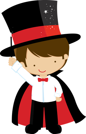 Cricut Cards - Mago De Circo Dibujo (286x444)