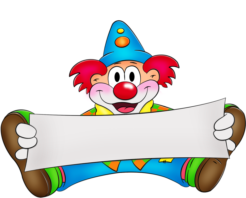 Clown Craftscircus - Clown Label Clipart (800x650)