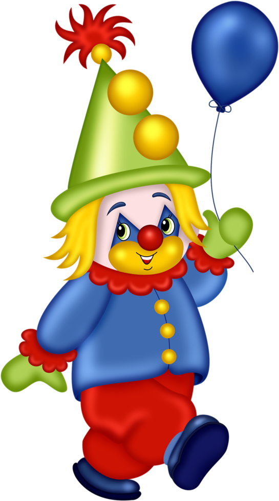 Cute Clown - Payaso De Dibujos Animados (662x1024)
