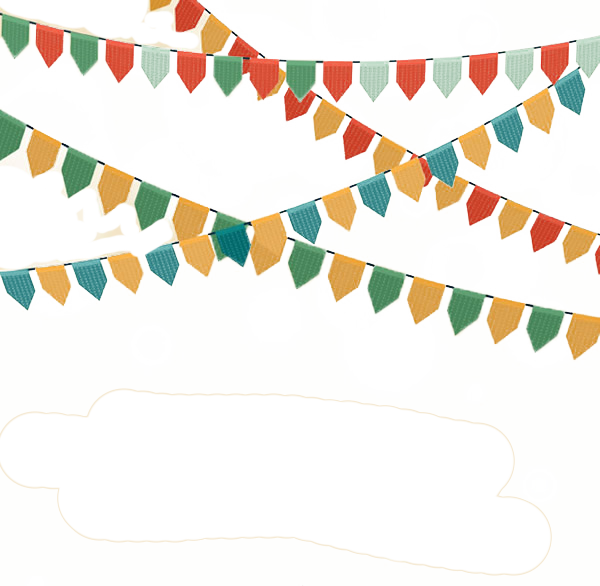 Bunting Carnival Festival Clip Art - Vector งาน วัด (600x586)