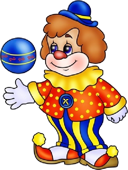 Cute Cartoon Clowns Clip Art Circus Images - Cartoon Joker In Circus (600x600)