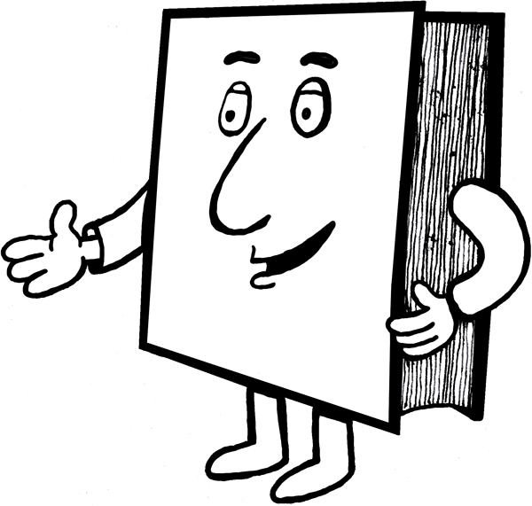 Bag Clipart - Cartoon Big Book (600x571)