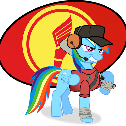 Photo - Rainbow Dash Scout Tf2 (512x511)