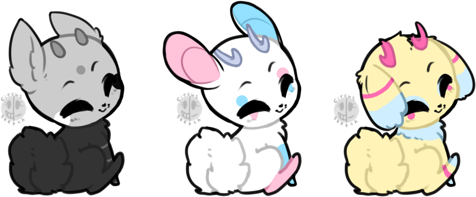 Jackalope Adopts By Circus-sketch - Cartoon (1024x448)