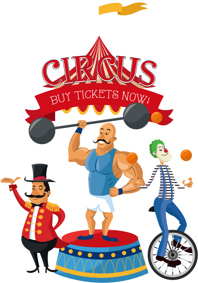 Circus Clown Illustration - Circus Clown Illustration (1000x1000)
