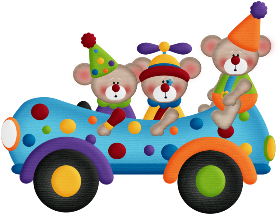 Circus Party, Teddy Bear, Clowns, Clip Art, Maria Jose, - Circus Activities For Pre K (900x692)