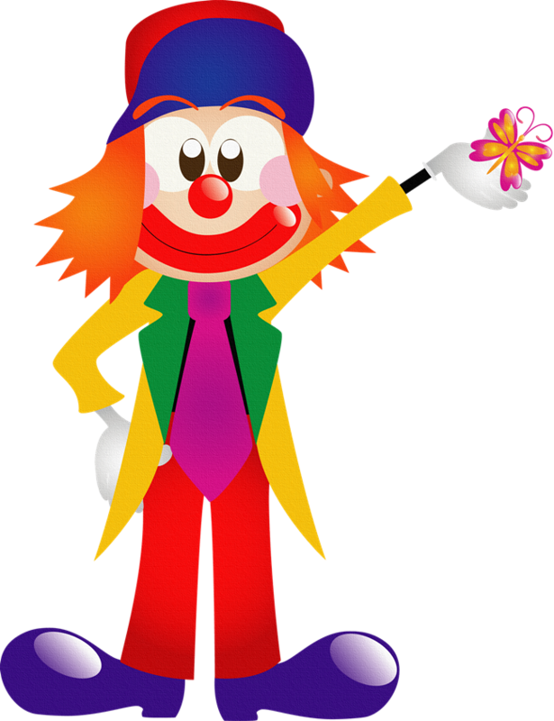 Clowns - Quenalbertini - Circus - Clipart - Photo, - ตัว ตลก การ์ตูน Png (615x800)