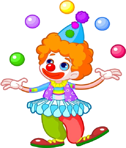 Circus Images - Funny Clown (600x600)