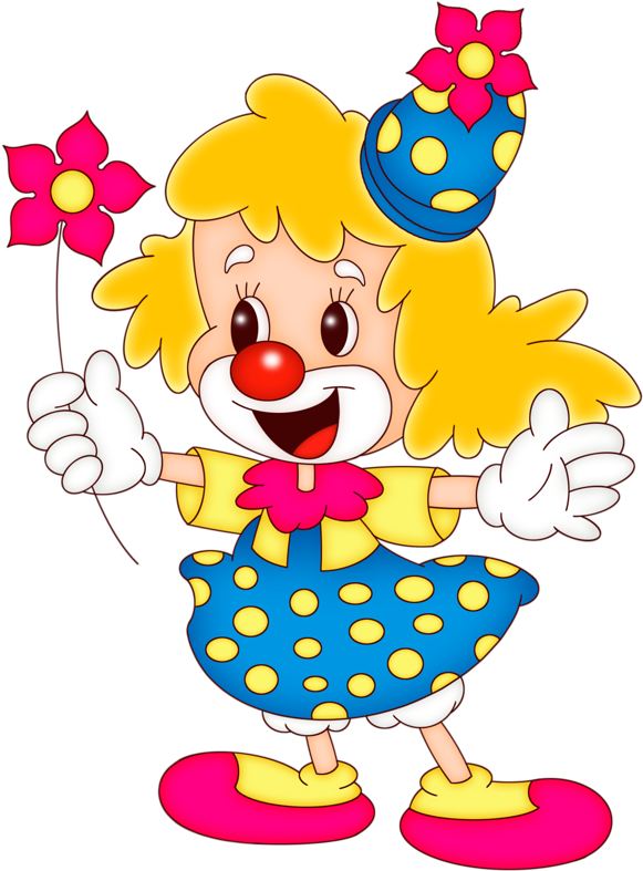 Clowns Page - Caras De Payasitas Animadas (800x800)