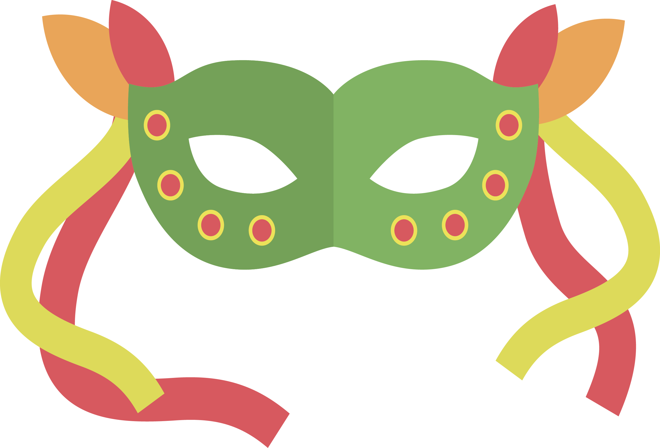 Mask Carnival Euclidean Vector - Mask Carnival Euclidean Vector (2581x1751)