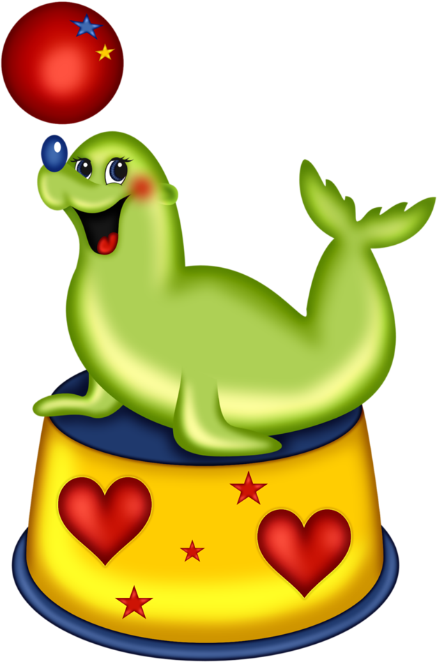 Circo & Palhaço E Parque - Sea Lion (707x1024)