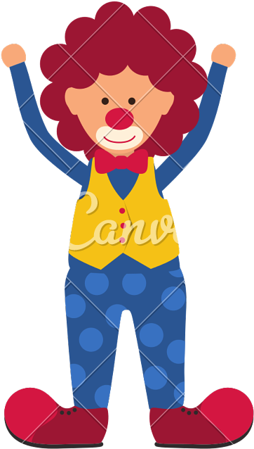 Clown Icon Circus And Carnival Design - Icon (629x800)