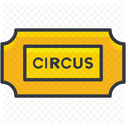 Circus Ticket Icon - Circus (512x512)