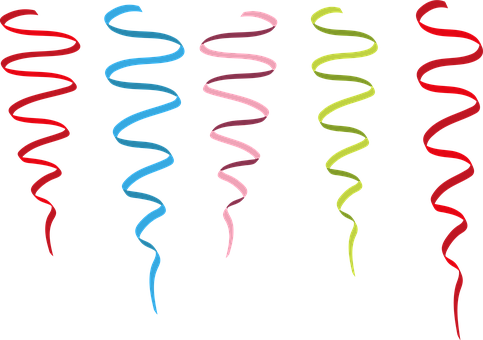 Snakes Paper Snakes Paper Carnival Bands G - Paper Garland Png (483x340)