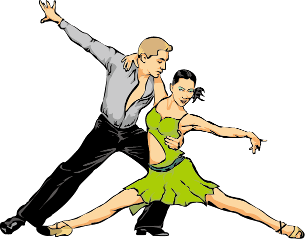 Latin Dance Royalty-free Clip Art - Latin Dance (610x479)