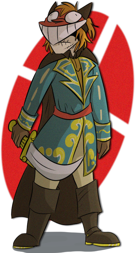 Ringy The Sword Fighter By Kibadoglover45 - Cartoon (516x871)