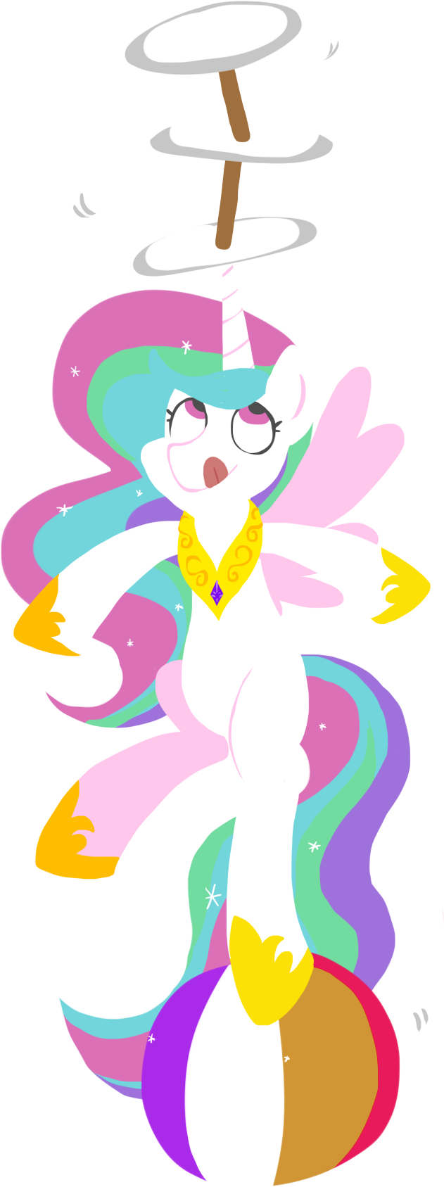 Coggler, Balancing, Ball, Circus, Cute, Cutelestia, - Cartoon (708x1728)