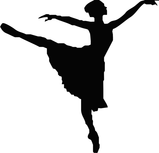 Dance Clipart Images Free Download Free Download Dance - Dancer Silhouette (626x600)